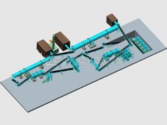 有機肥生產線老工廠成熟的成套有肥料設備